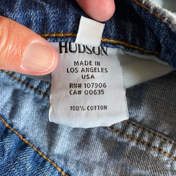 Hudson "Skylar" Relaxed Slim Straight Jean size 27 - Picture 3 of 7